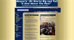 Desktop Screenshot of nessersbigandtall.com